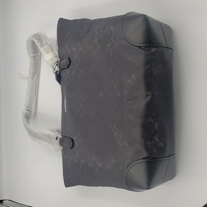 Coach Zip Top Tote in Signature Nylon F73184